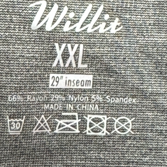 NWT Willit Yoga Dress Slacks Straight Leg 4 Pockets Belt Loops, Size XXL Petite - Picture 9 of 12